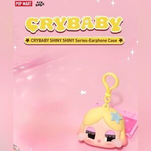 Authentic CRYBABY SHINY SHINY Series-Earphone Case - Gold